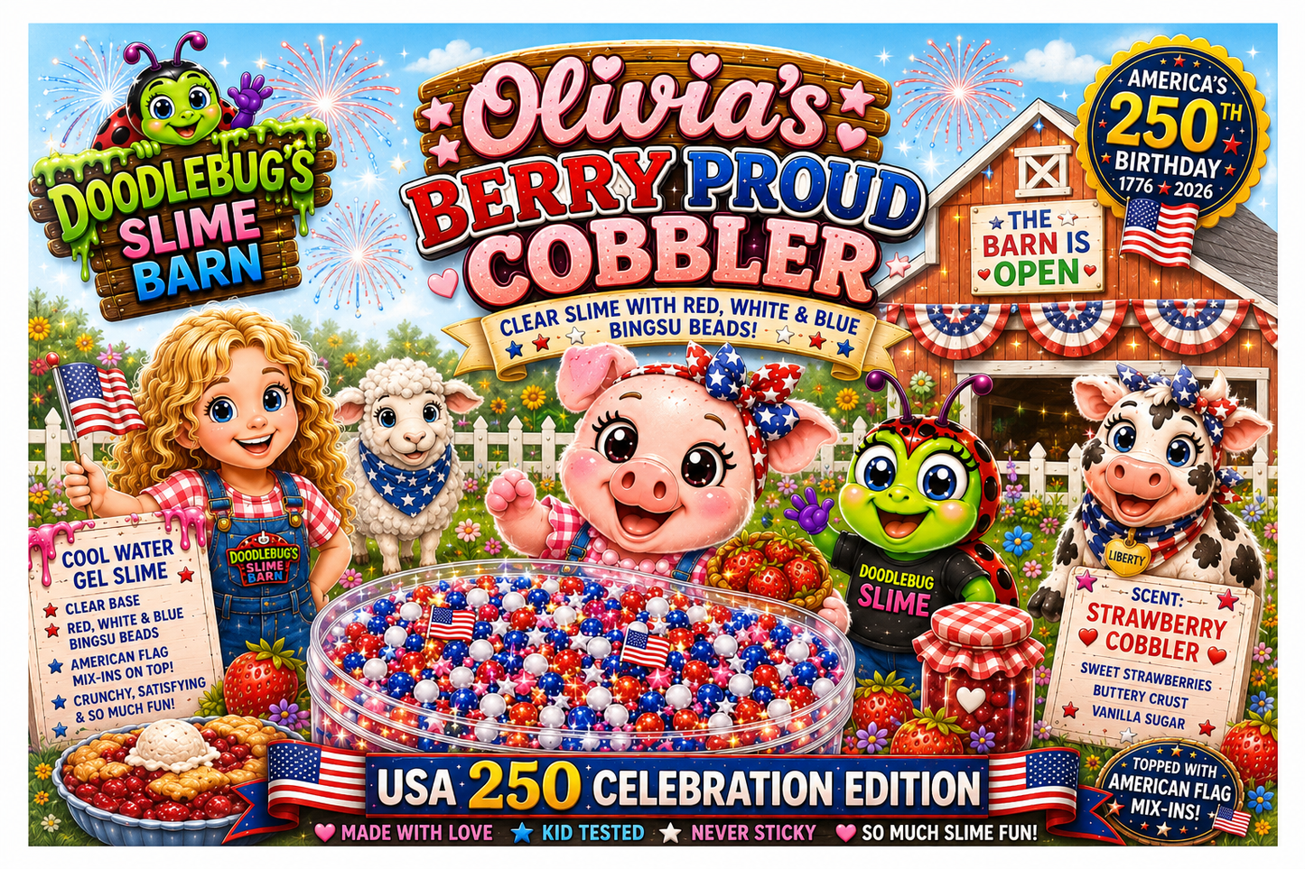 Olivia’s Berry Proud Cobbler
