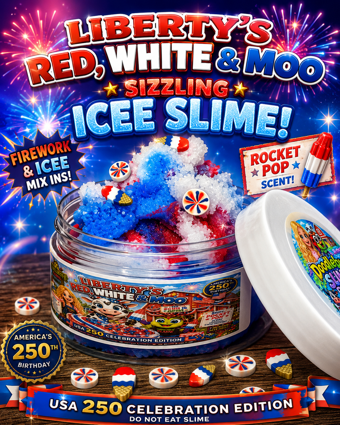 Liberty’s Red White and Moo!