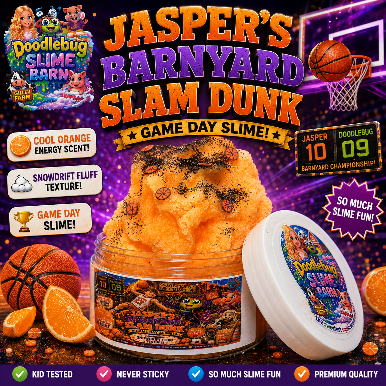 Jasper’s Barnyard Slam Dunk