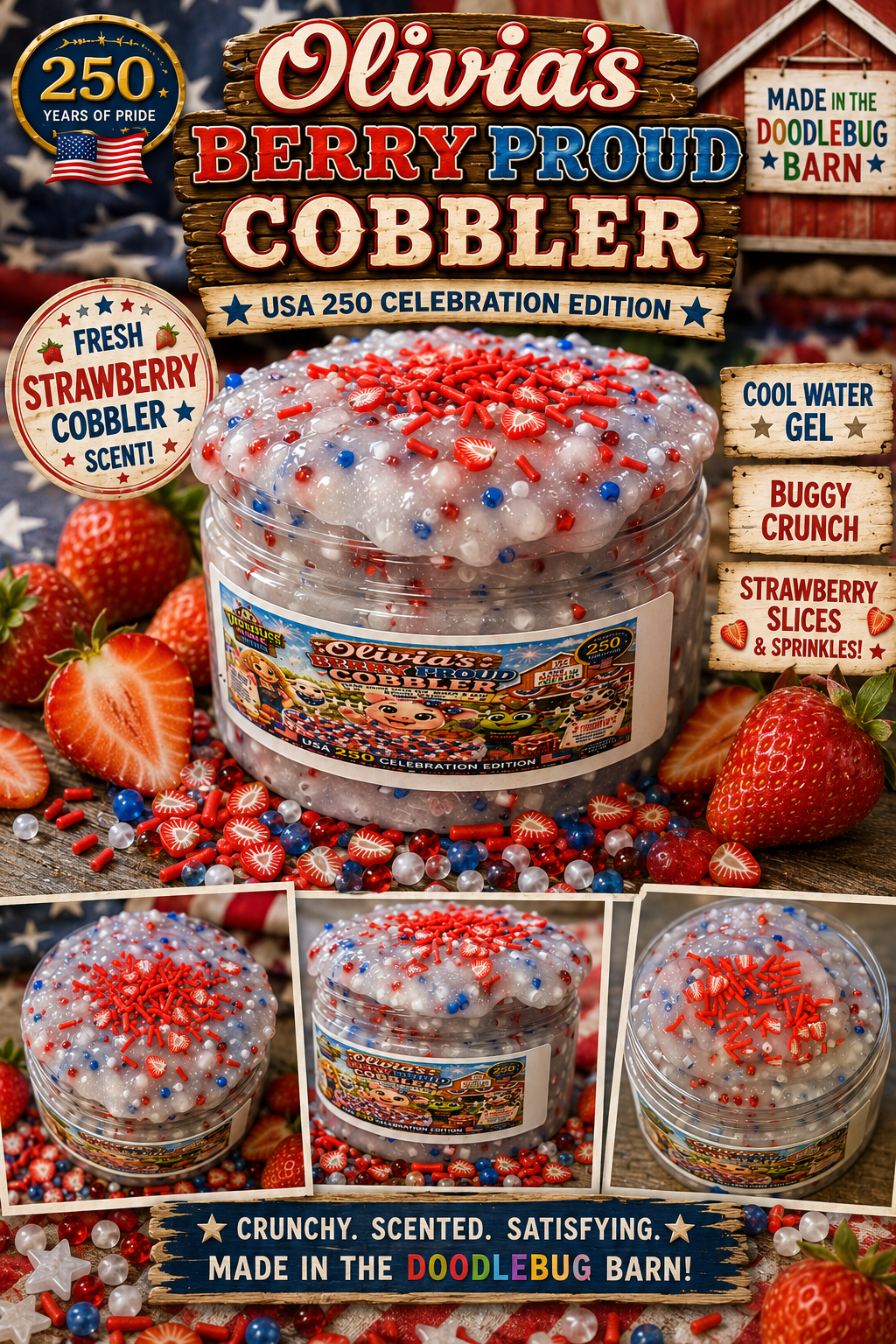 Olivia’s Berry Proud Cobbler