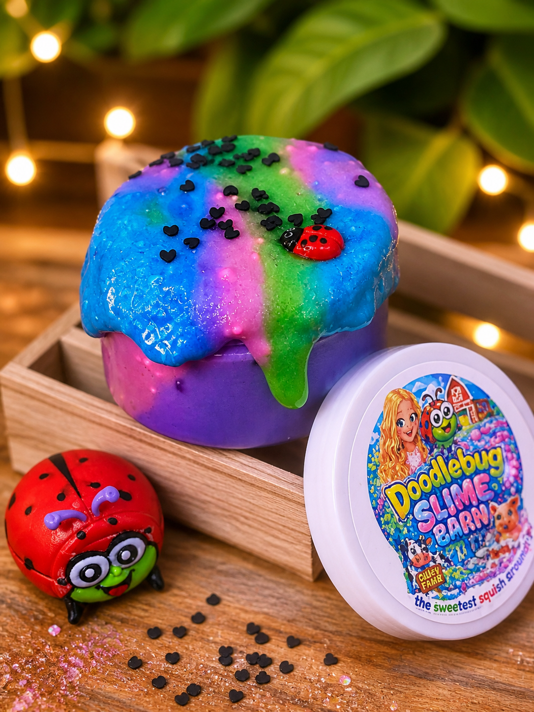 Doodlebug’s Signature Fluffy Rainbow